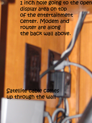 Satellite Installation - Cables to Entertainment Center copy