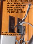 Satellite Installation - Cables to Entertainment Center copy