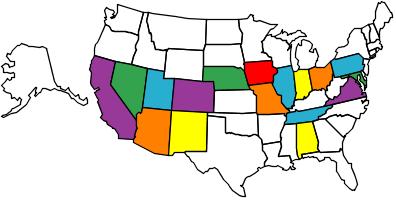 VisitedStatesMap