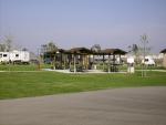 Picnic area in the middle of the RV park