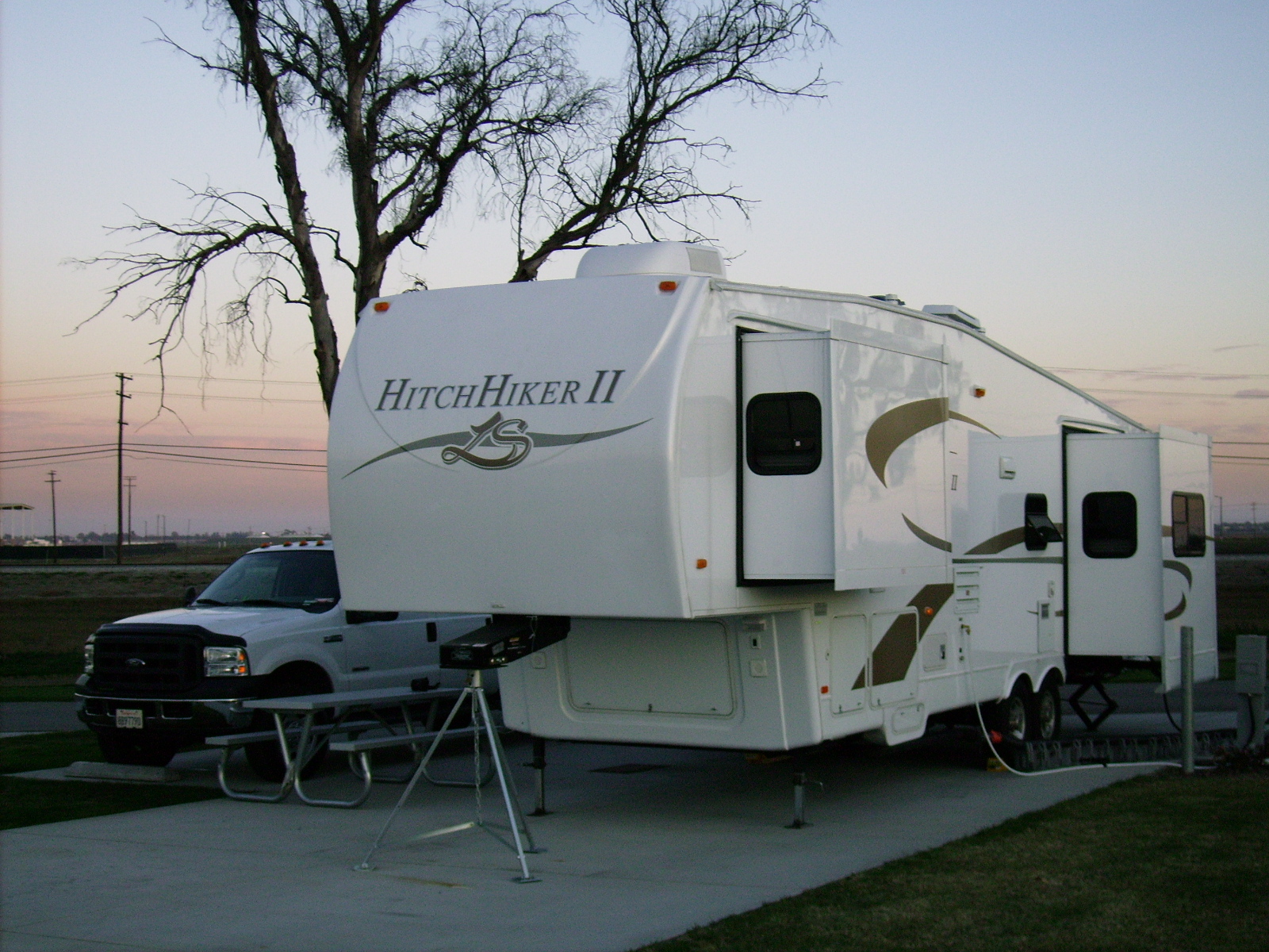 Side view at dusk at NWS Seal Beach