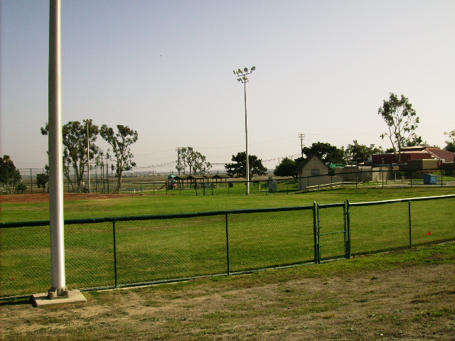 Softball field and children_s area next to Bunker 33
