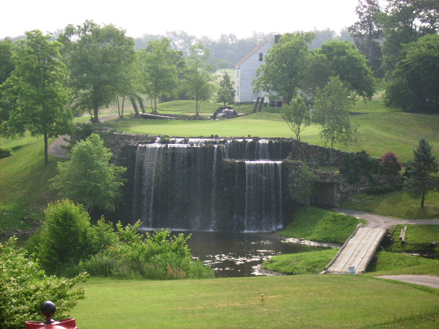 Waterfall hole at Meadows Farms