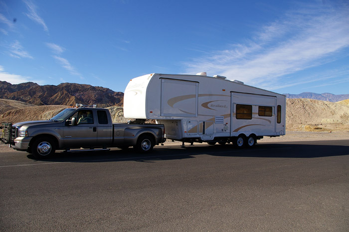 Our Hitchhiker in Death Valley