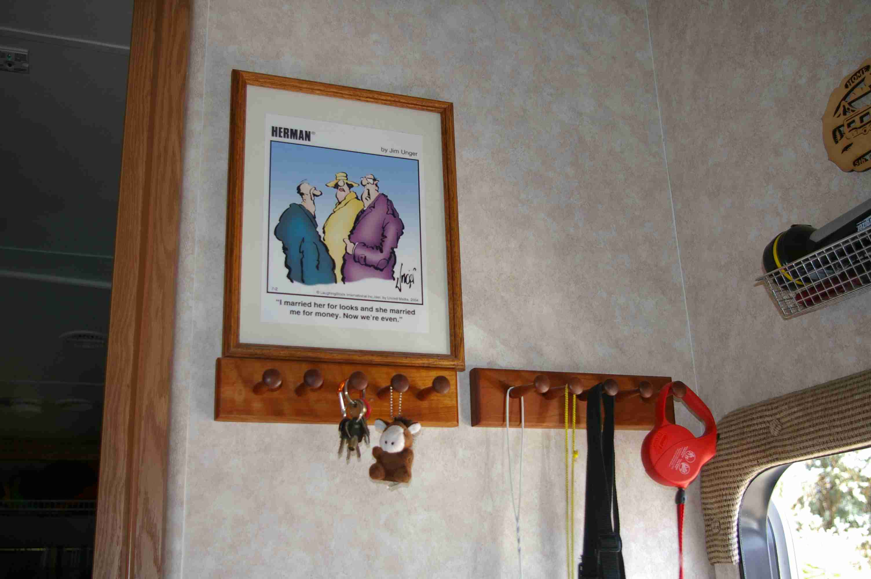 Shaker Hooks for Keys and Stuff