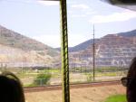 Shot of open pit mining at Berkeley Pit
