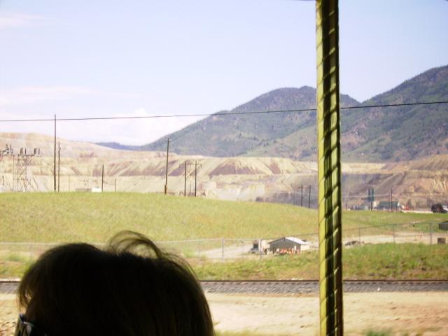 Shot of open pit mining at Berkeley Pit #2