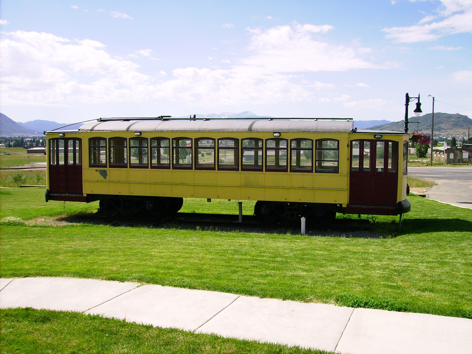 Trolley used in Butte back in the day