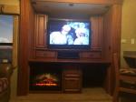 Ent center and fireplace