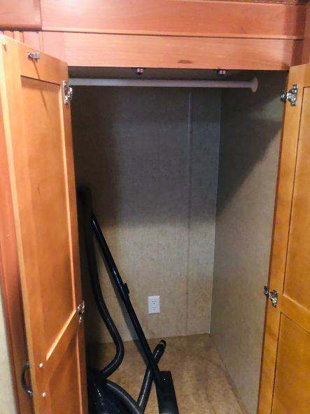 Hall closet inside