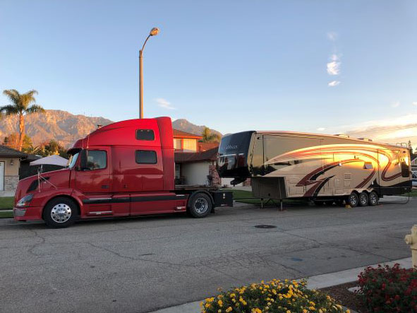 Truck and trailer 3-A